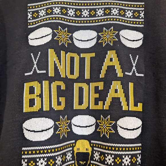 Champion Black Crewneck Sweater with Fun Design - Picture 2 of 5